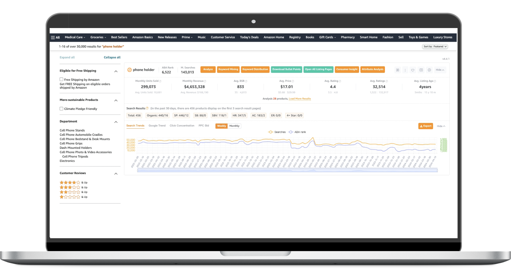 SellerSprite Browser Extention